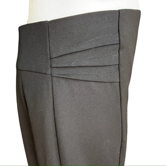 Express pencil skirt with rouched pleated waist- black - 10 - Picture 4 of 6